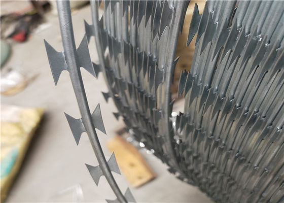 Anti Climb Mesh BTO-22 มีดโกนเดี่ยว Concertina Barbed Wire